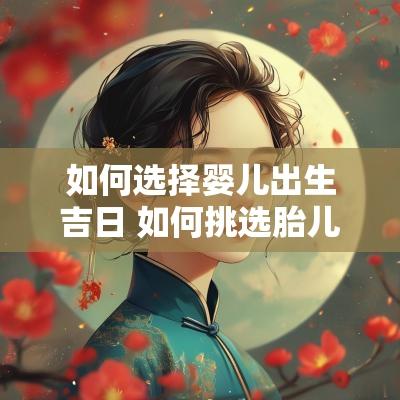 如何选择婴儿出生吉日 如何挑选胎儿出生吉日吉时