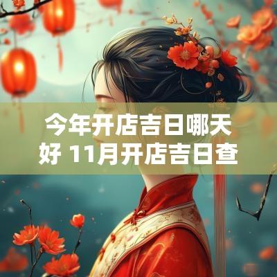 今年开店吉日哪天好 11月开店吉日查询