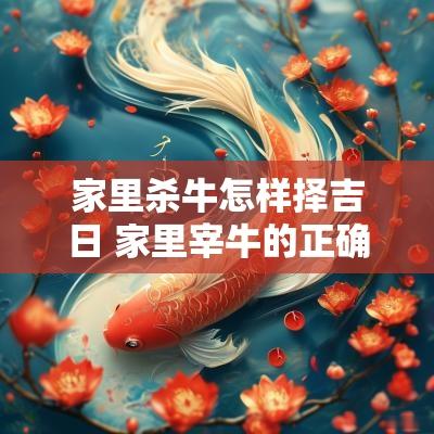 家里杀牛怎样择吉日 家里宰牛的正确方法