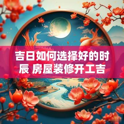 吉日如何选择好的时辰 房屋装修开工吉日时辰