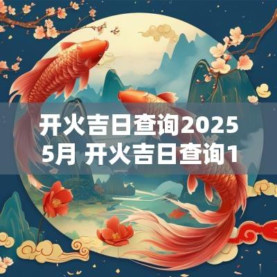 开火吉日查询20255月 开火吉日查询11月