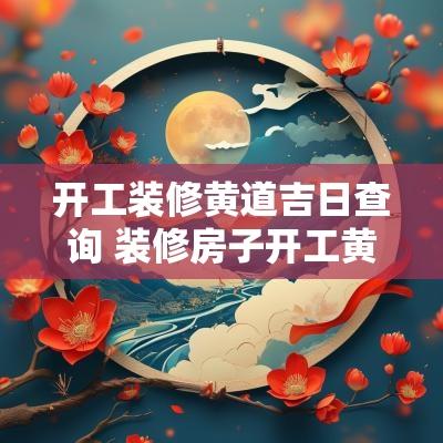 开工装修黄道吉日查询 装修房子开工黄道吉日查询