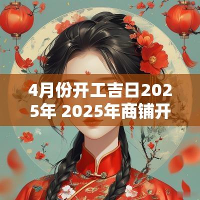 4月份开工吉日2025年 2025年商铺开工吉日