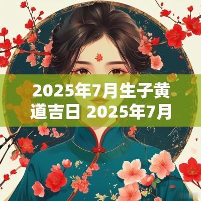 2025年7月生子黄道吉日 2025年7月买车黄道吉日