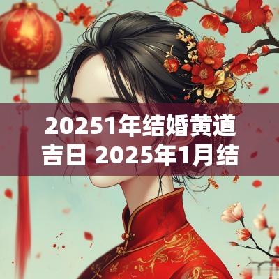 20251年结婚黄道吉日 2025年1月结婚黄道吉日