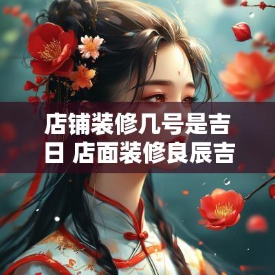 店铺装修几号是吉日 店面装修良辰吉日