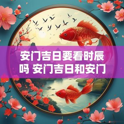 安门吉日要看时辰吗 安门吉日和安门时辰
