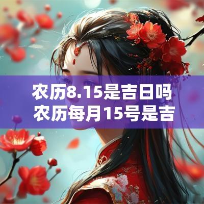 农历8.15是吉日吗 农历每月15号是吉日吗