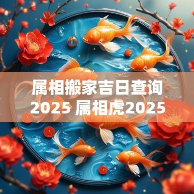 属相搬家吉日查询2025 属相虎2025搬家吉日