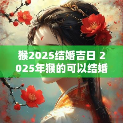 猴2025结婚吉日 2025年猴的可以结婚日子