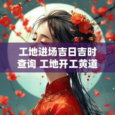 工地进场吉日吉时查询 工地开工黄道吉日