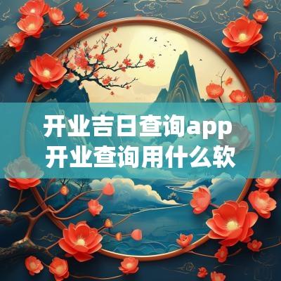 开业吉日查询app 开业查询用什么软件