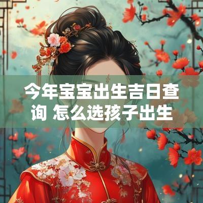 今年宝宝出生吉日查询 怎么选孩子出生的吉日