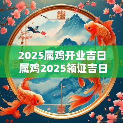 2025属鸡开业吉日 属鸡2025领证吉日