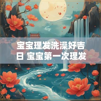 宝宝理发洗澡好吉日 宝宝第一次理发吉日