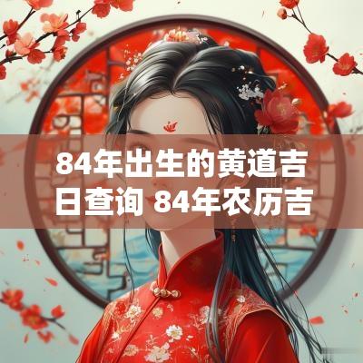 84年出生的黄道吉日查询 84年农历吉日查询