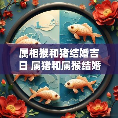 属相猴和猪结婚吉日 属猪和属猴结婚吉日