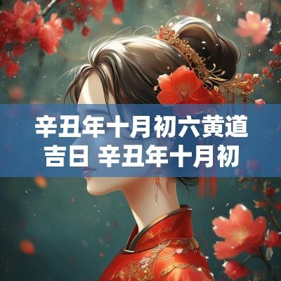 辛丑年十月初六黄道吉日 辛丑年十月初六