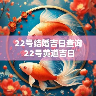 22号结婚吉日查询 22号黄道吉日