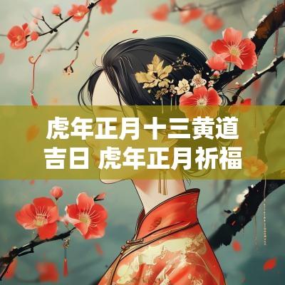蛇年正月十三黄道吉日 蛇年正月祈福吉日查询