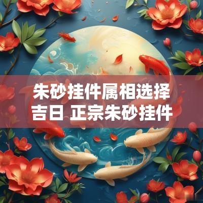 朱砂挂件属相选择吉日 正宗朱砂挂件属相