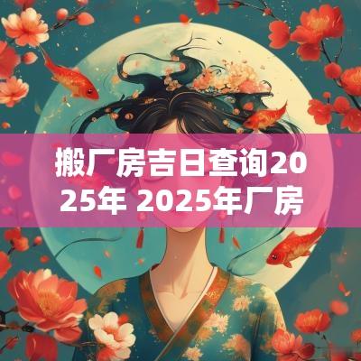 搬厂房吉日查询2025年 2025年厂房搬家吉日查询