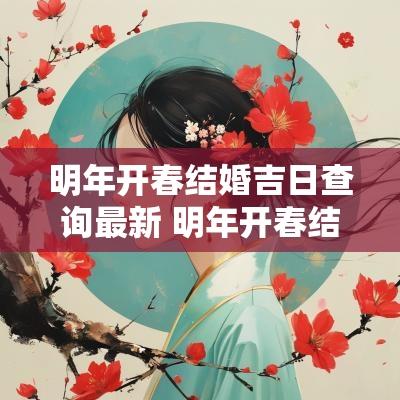明年开春结婚吉日查询最新 明年开春结婚吉日查询