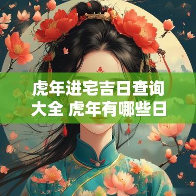 蛇年进宅吉日查询大全 蛇年有哪些日子进宅大吉