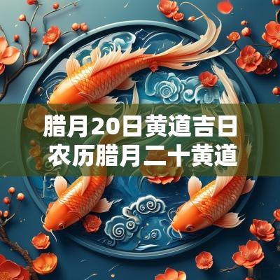 腊月20日黄道吉日 农历腊月二十黄道吉日
