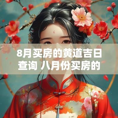 8月买房的黄道吉日查询 八月份买房的黄道吉日查询