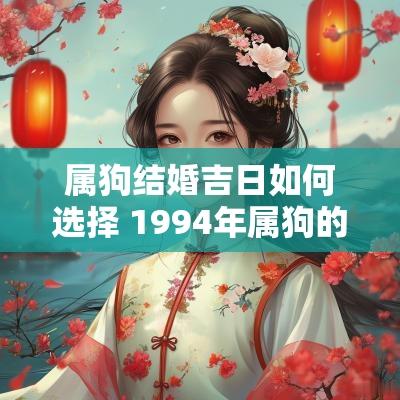 属狗结婚吉日如何选择 1994年属狗的结婚吉日