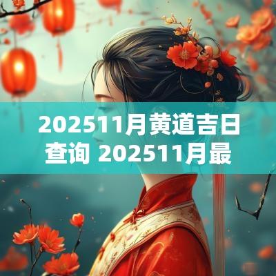 202511月黄道吉日查询 202511月最佳吉日查询