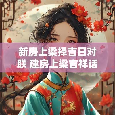 新房上梁择吉日对联 建房上梁吉祥话对联 新房上梁择吉日对联 建房上梁吉祥话对联