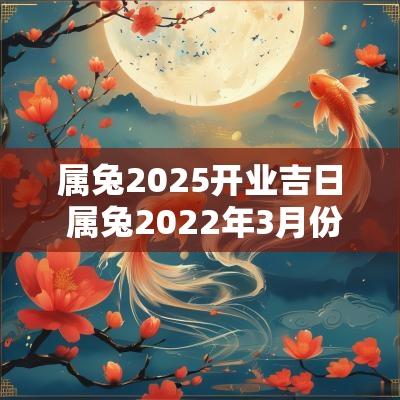 属兔2025开业吉日 属兔2025年3月份开业吉日宜忌查询