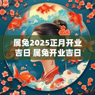 属兔2025正月开业吉日 属兔开业吉日