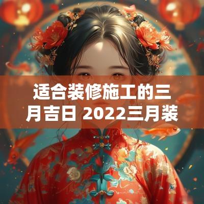 适合装修施工的三月吉日 2025三月装修吉日