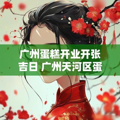 广州蛋糕开业开张吉日 广州天河区蛋糕店开店仪式