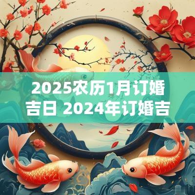 2025农历1月订婚吉日 2025年订婚吉日一览表