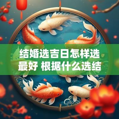 结婚选吉日怎样选最好 根据什么选结婚的吉日