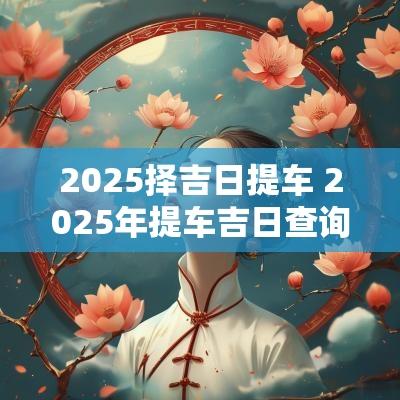 2025择吉日提车 2025年提车吉日查询