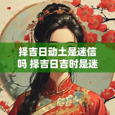 择吉日动土是迷信吗 择吉日吉时是迷信吗
