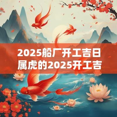 2025船厂开工吉日 属虎的2025开工吉日