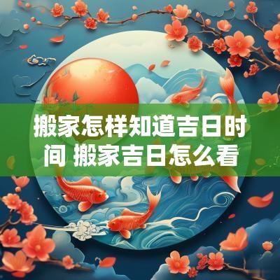 搬家怎样知道吉日时间 搬家吉日怎么看黄历