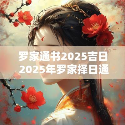 罗家通书2025吉日 2025年罗家择日通书