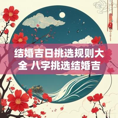 结婚吉日挑选规则大全 八字挑选结婚吉日