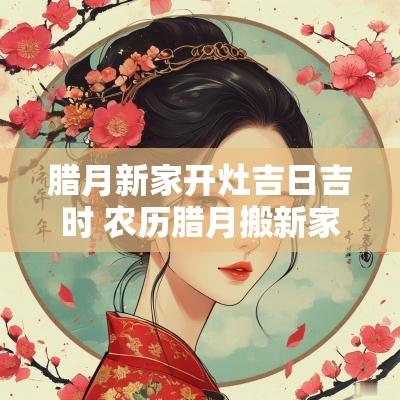 腊月新家开灶吉日吉时 农历腊月搬新家吉日吉时
