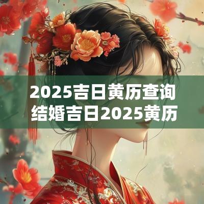 2025吉日黄历查询 结婚吉日2025黄历