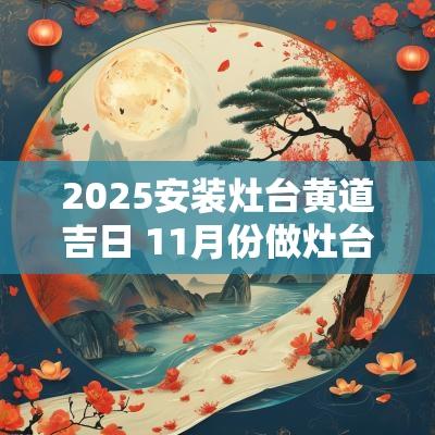 2025安装灶台黄道吉日 11月份做灶台的黄道吉日