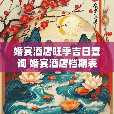 婚宴酒店旺季吉日查询 婚宴酒店档期表