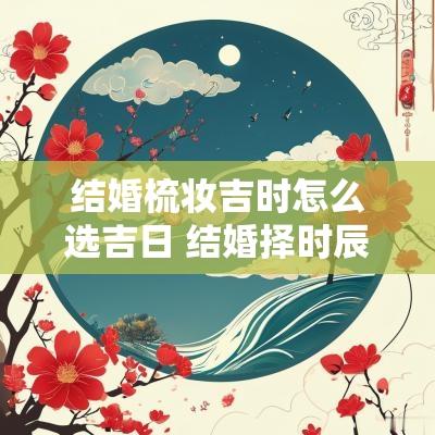 结婚梳妆吉时怎么选吉日 结婚择时辰怎么选吉日